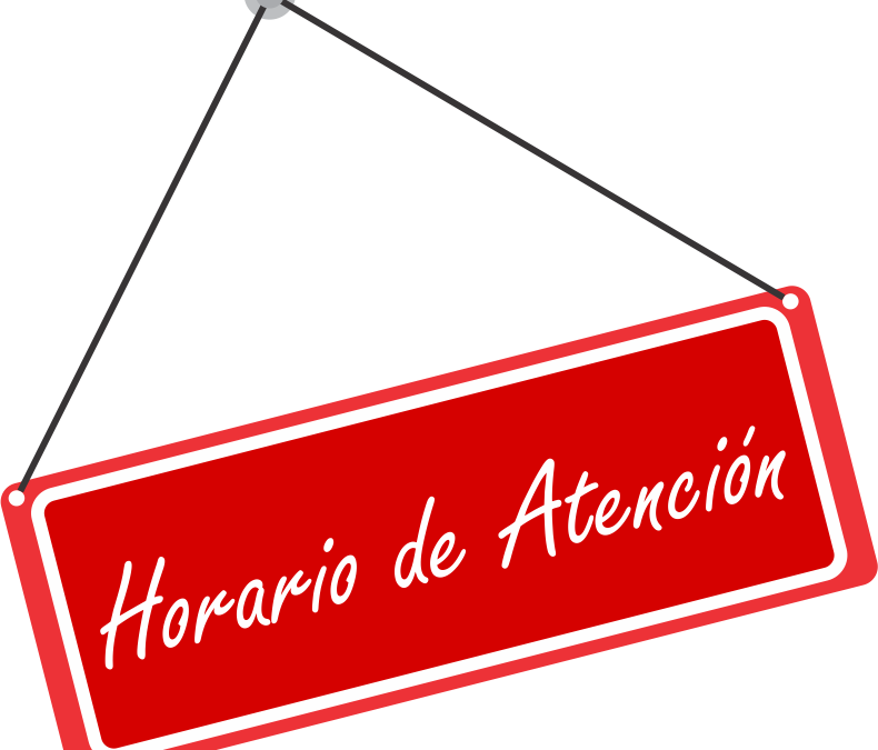 Horarios de Administración